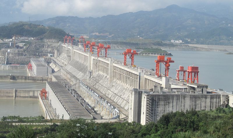 Imagem: Usina hidrelétrica chinesa Três Gargantas / Wikimedia commons  