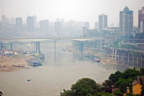 Chongqing, na China, é uma das cidades que mais cresce no mundo. Foto: Harvey Barrison  