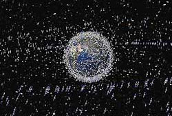 Cada vez maior, lixo espacial põe satélites em risco