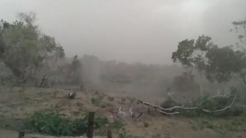 As assustadoras tempestades de cinzas que põem em risco moradores do Pantanal